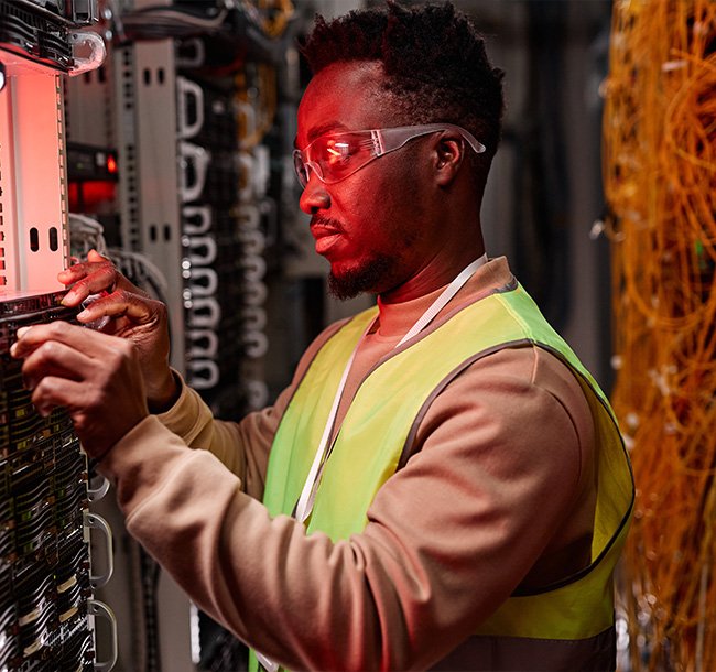 Power Distribution Switchgear Installation